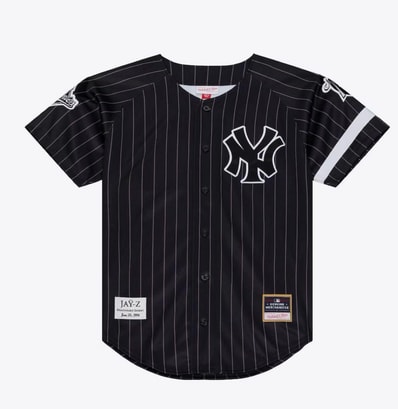 JAY-Z x Yankees Jersey 黒