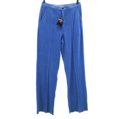 未使用 CLUBadidas クラブアディダス 70s 80s ヴィンテージ デサント製 トレフォイルロゴ デッドストック トラックパンツ M ブルー