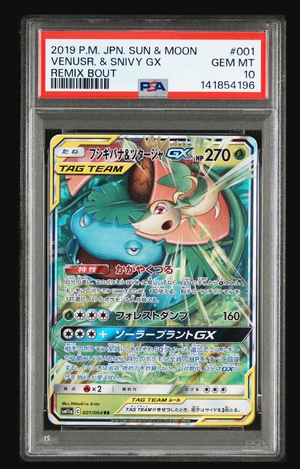 フシギバナ&ツタージャGX RR [SM11a 001/064](強化拡張パック