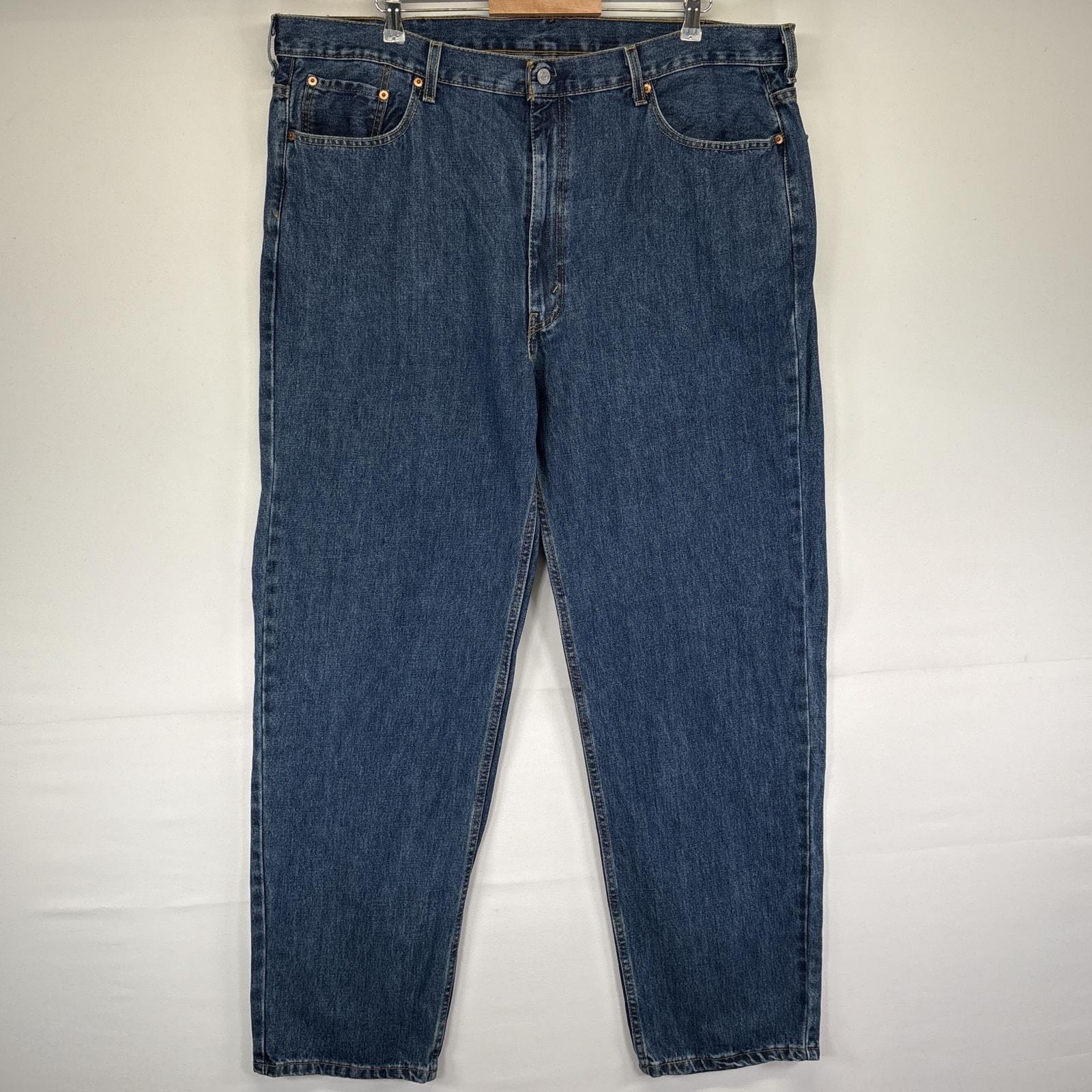 古着 リーバイス Levi's デニムパンツ 550 テーパード 大きいサイズ ジーンズ ジーパン 5ポケット 長ズボン w44 L34  ブルー メンズ