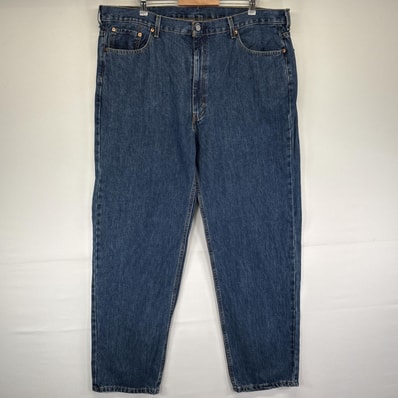 古着 リーバイス Levi's デニムパンツ 550 テーパード 大きいサイズ ジーンズ ジーパン 5ポケット 長ズボン w44 L34 ブルー メンズ