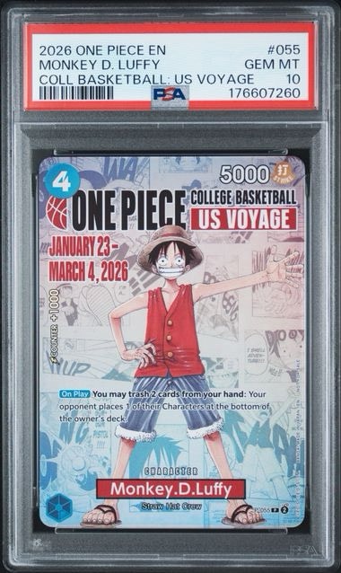 PSA10】モンキー・D・ルフィ：P (開封済) [P-055]【英語版