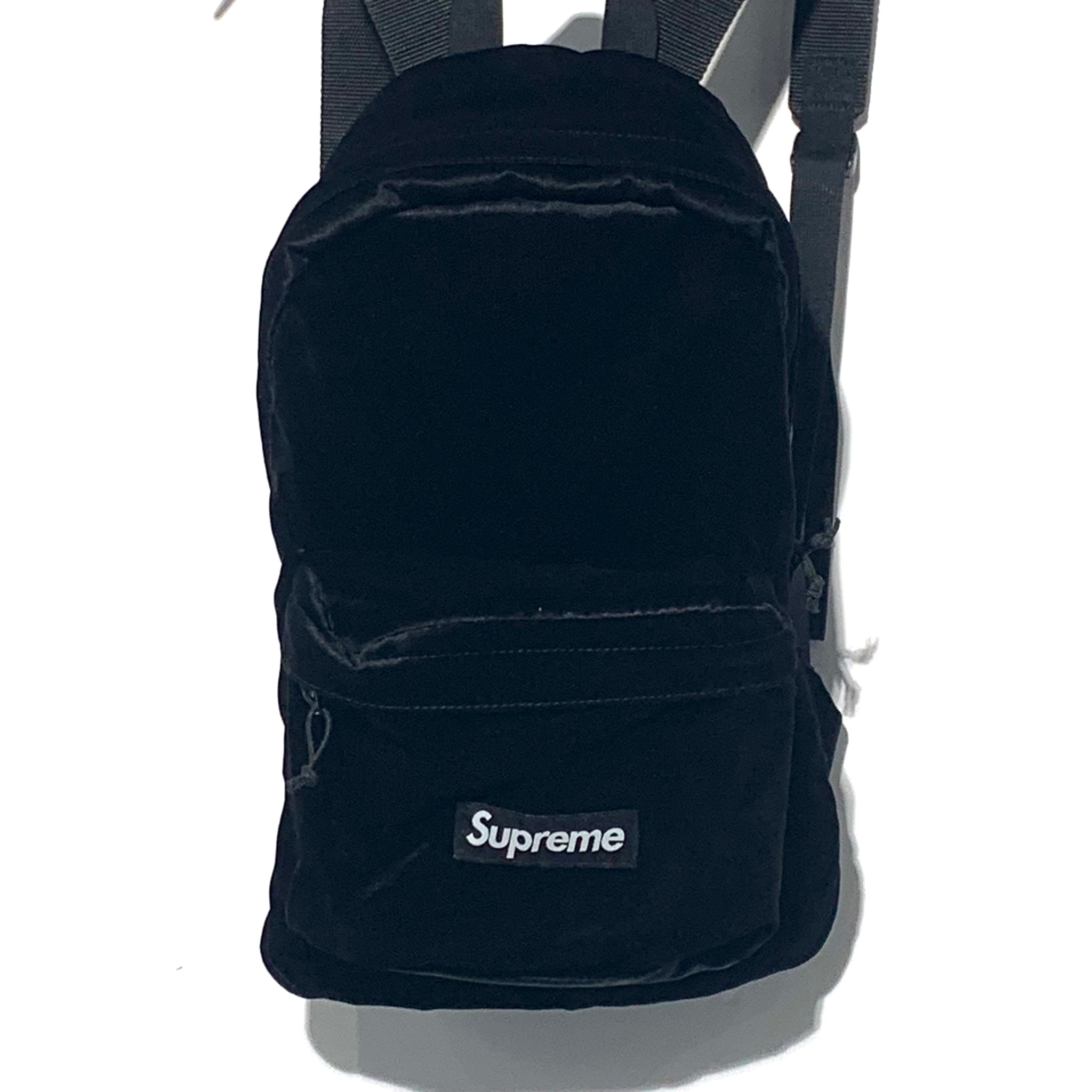 Supreme Velvet Backpack "Black"