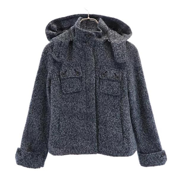 MARC JACOBS LOOK マークジェイコブスルック ウールブレンド ボアジャケット 4 グレー系