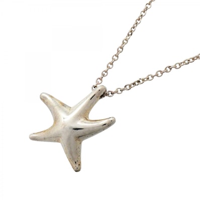 ★SALE【6jfb0331-k】ティファニー ネックレス スターフィッシュ シルバー925【中古】レディース