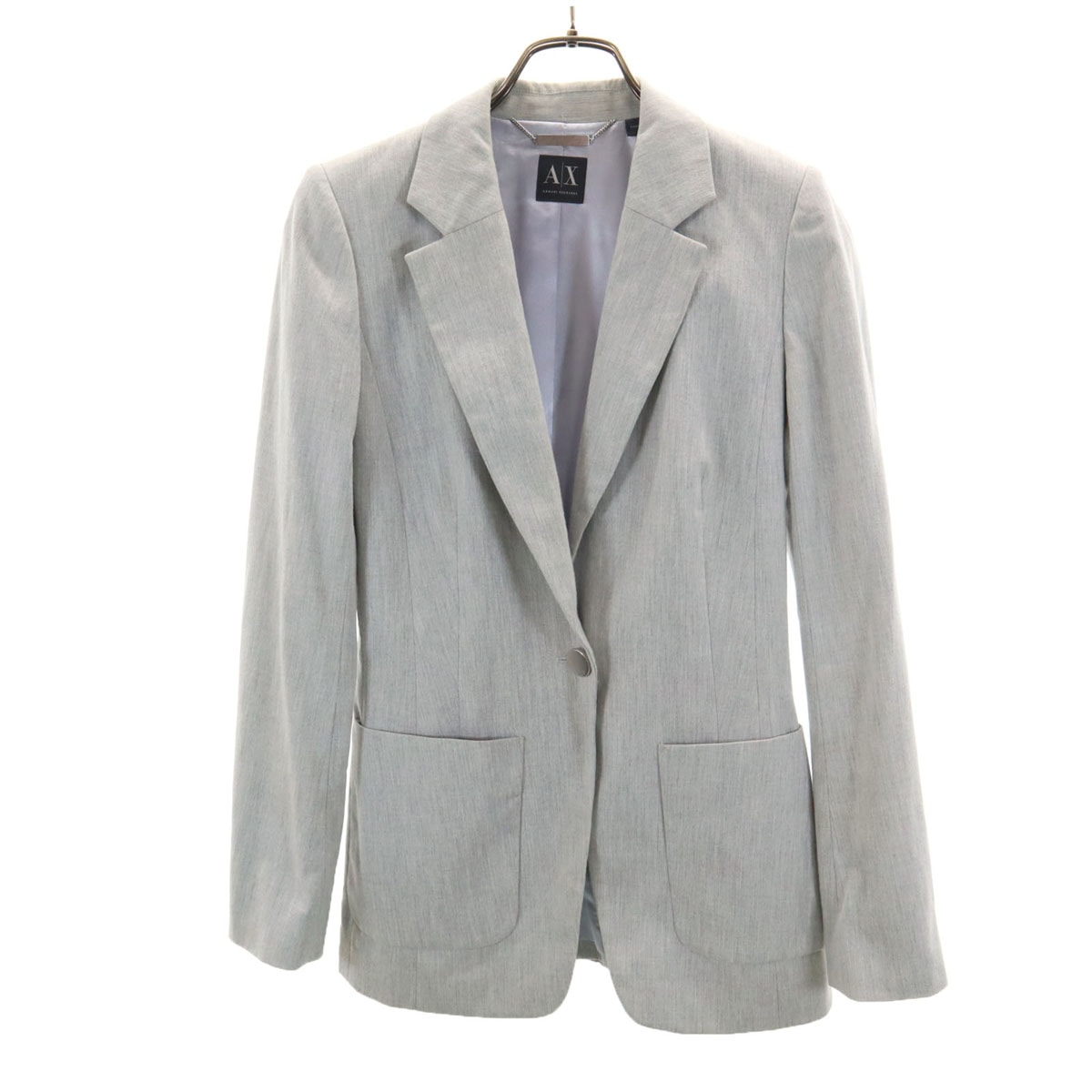 ARMANI EXCHANGE アルマーニエクスチェンジ テーラードジャケット XS ライトグレー系