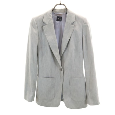 ARMANI EXCHANGE アルマーニエクスチェンジ テーラードジャケット XS ライトグレー系