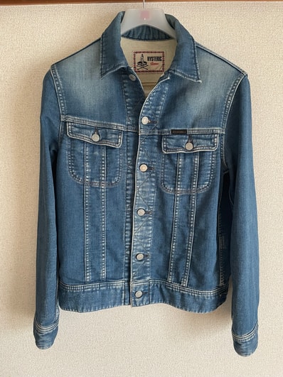 HYSTERIC GLAMOUR ヒステリックグラマー Gジャン スウェットデニム ジャケット 0223AB12