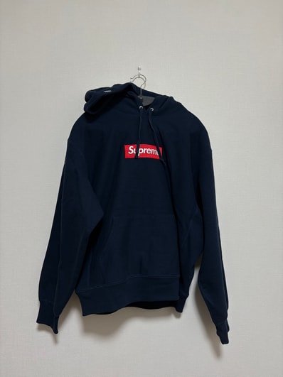 Supreme Box Logo Hooded Sweatshirt "Navy" (24FW)
