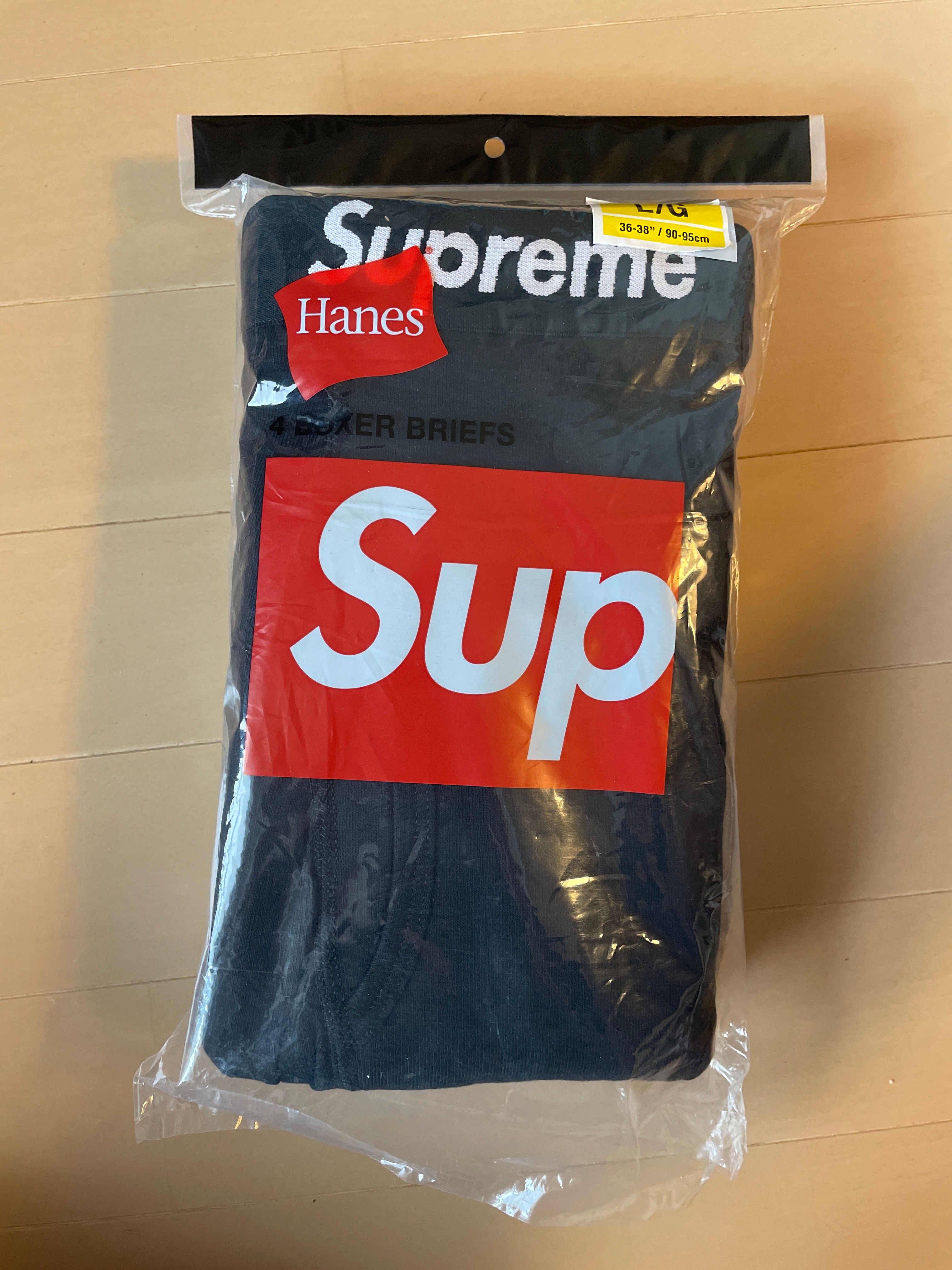 Supreme / Hanes Boxer Briefs (4 Pack) "Black"(23SS)