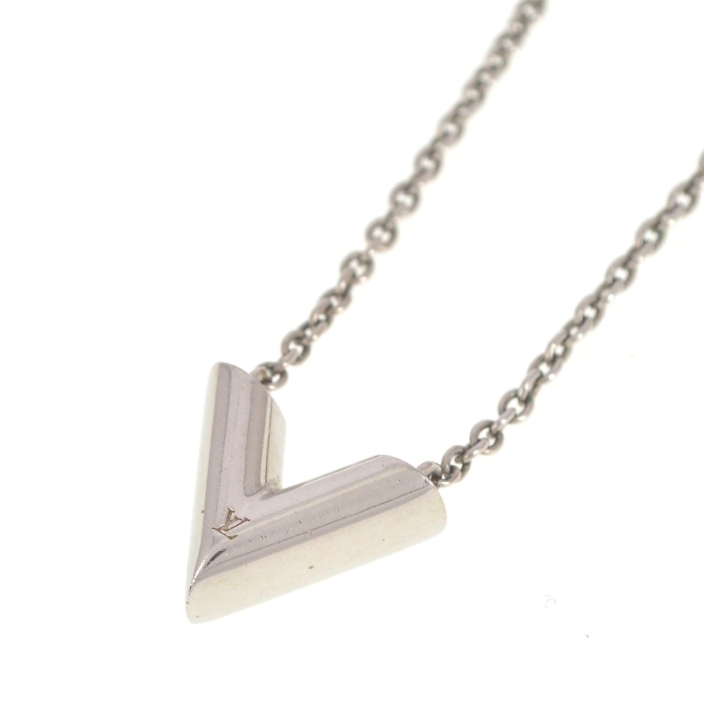 ルイ・ヴィトン LOUIS VUITTON M63197 ネックレス エセンシャルV メタル レディース 箱・袋付き S#140452