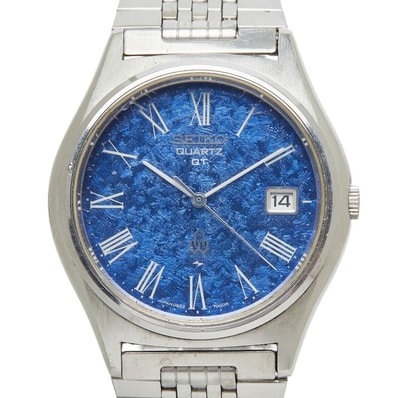 セイコー アルバ 腕時計 0822-7000-G クオーツ ブルー文字盤 ステンレススチール レディース SEIKO 【中古】