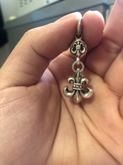 Chrome Hearts 1 Ball BS Flare Charm "Silver"