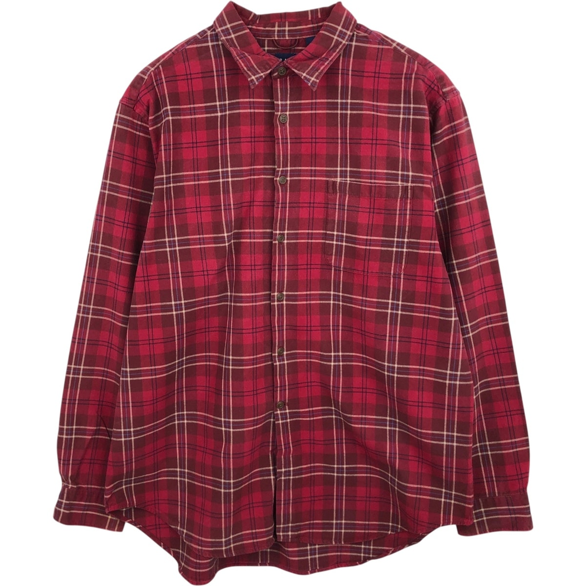 古着 90年代 ギャップ GAP オールドギャップ 長袖 フランネルチェックシャツ メンズXL相当 ヴィンテージ/eaa477671