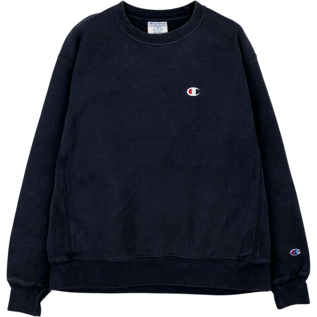 古着 チャンピオン Champion REVERSE WEAVE リバースウィーブ ワンポイントロゴスウェットシャツ トレーナー メンズL相当/eaa633719