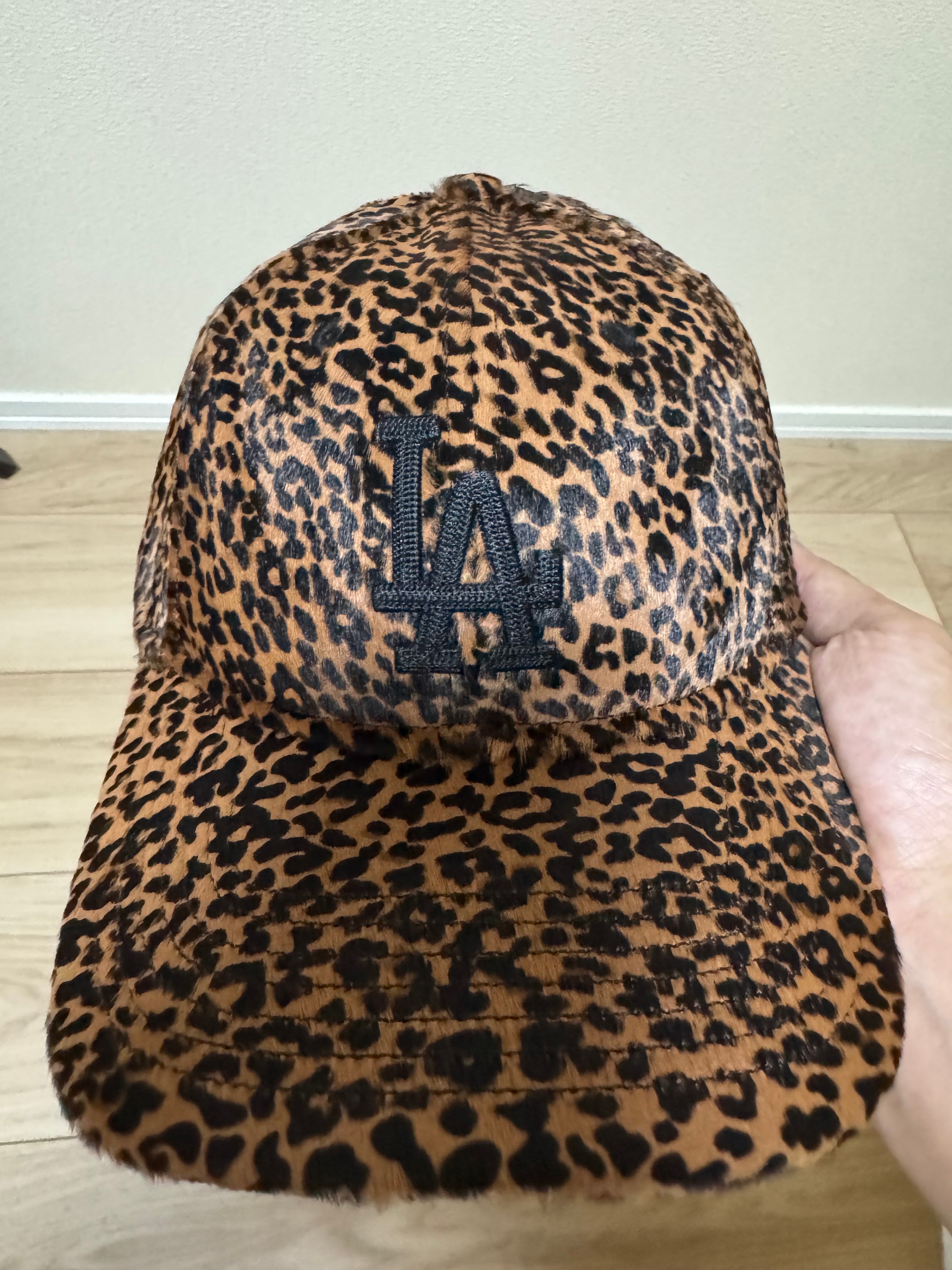Kith x ‘47 for the Los Angeles Dodgers Pony Hair Cheetah Franchise LS Cap "Sanctuary"