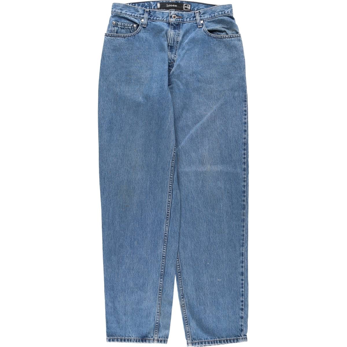 古着 リーバイス Levi's SILVER TAB シルバータブ LOOSE ルーズ テーパードデニムパンツ メンズw34相当/eaa632305