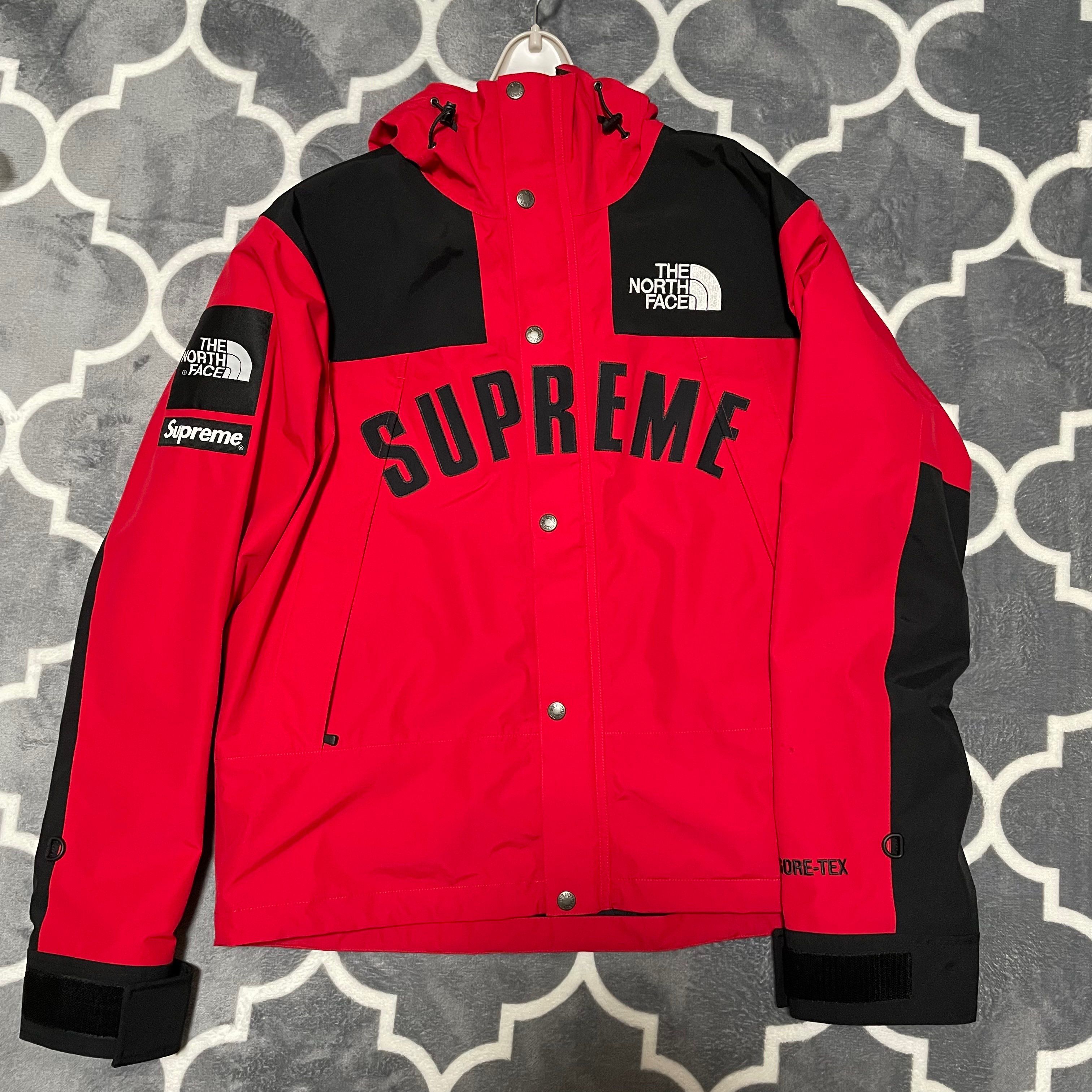 Supreme x The North Face Arc Logo Mountain Parka "Red"