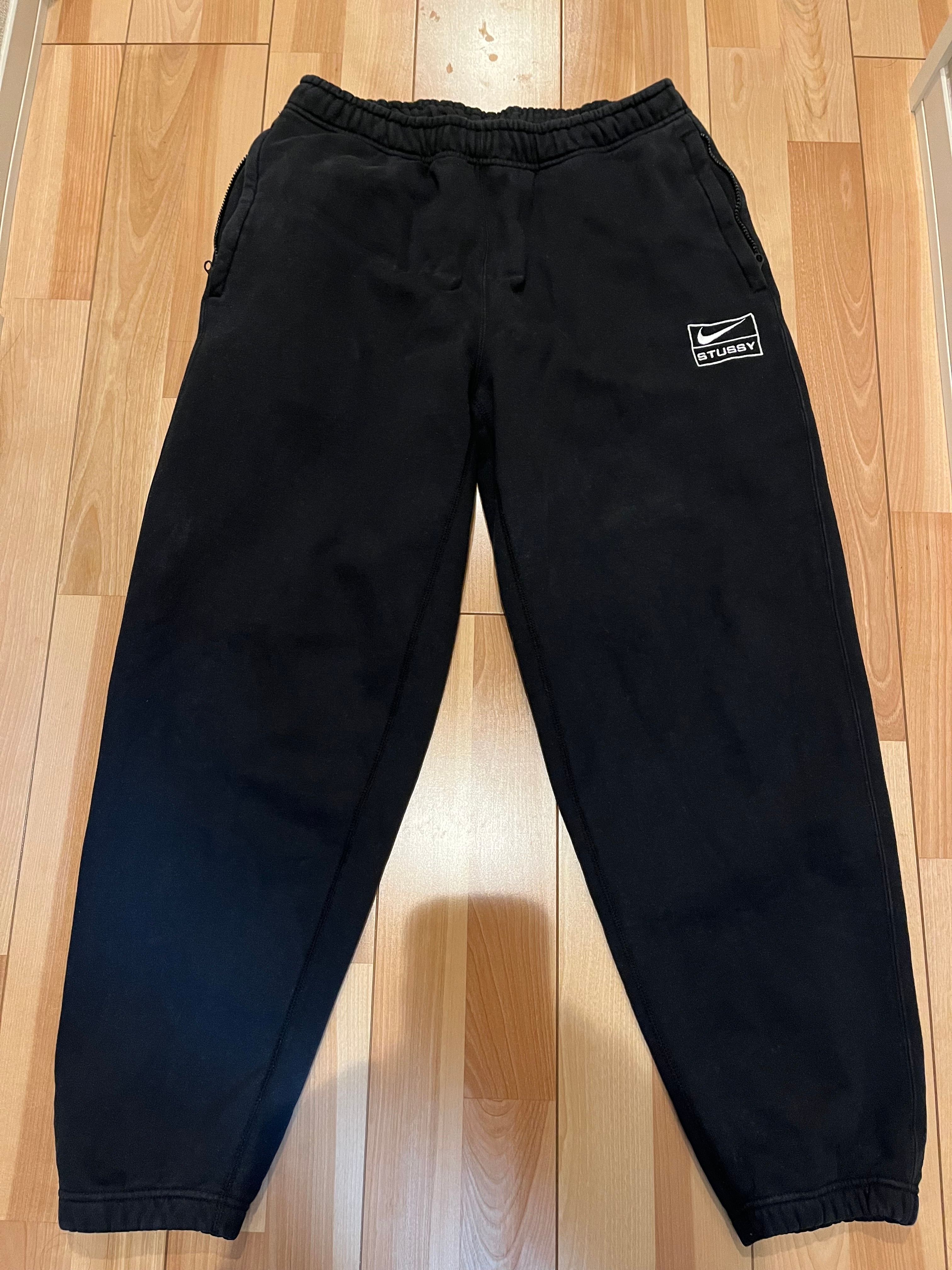 Stussy × Nike NRG Washed Fleece Pant (US Size) "Black" DN4030-010