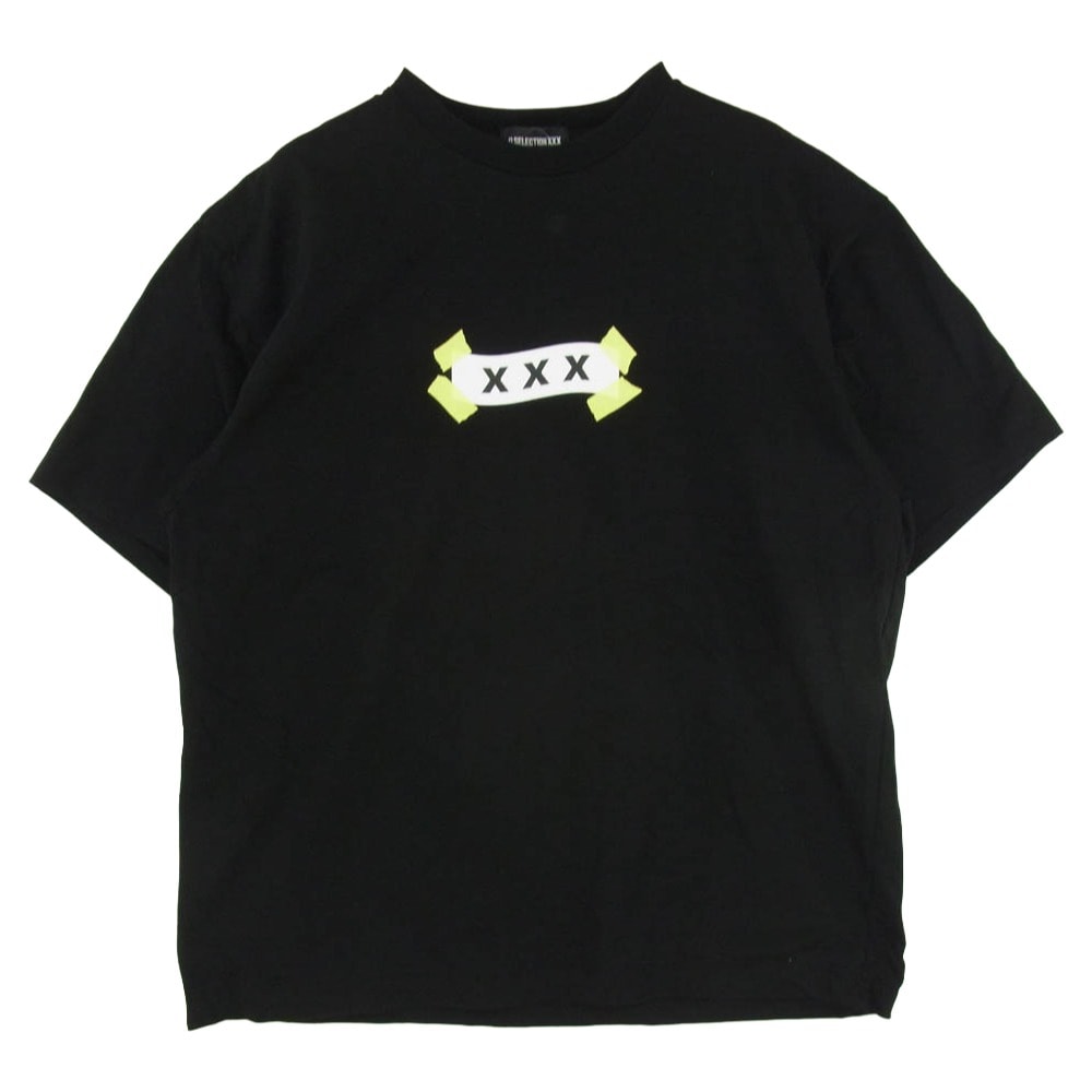 GOD SELECTION XXX ゴッドセレクション 25SS GX-S25-ST-03 ボックス ロゴ プリント Tシャツ 半袖 カットソー ブラック系 XL【中古】