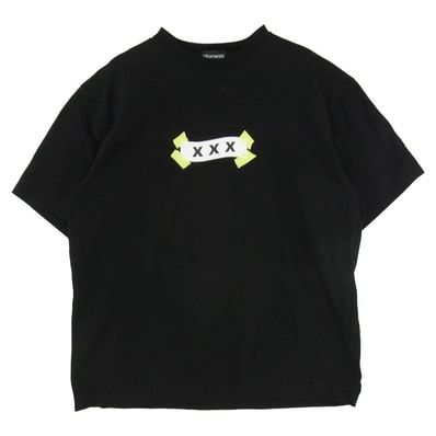 GOD SELECTION XXX ゴッドセレクション 25SS GX-S25-ST-03 ボックス ロゴ プリント Tシャツ 半袖 カットソー ブラック系 XL【中古】
