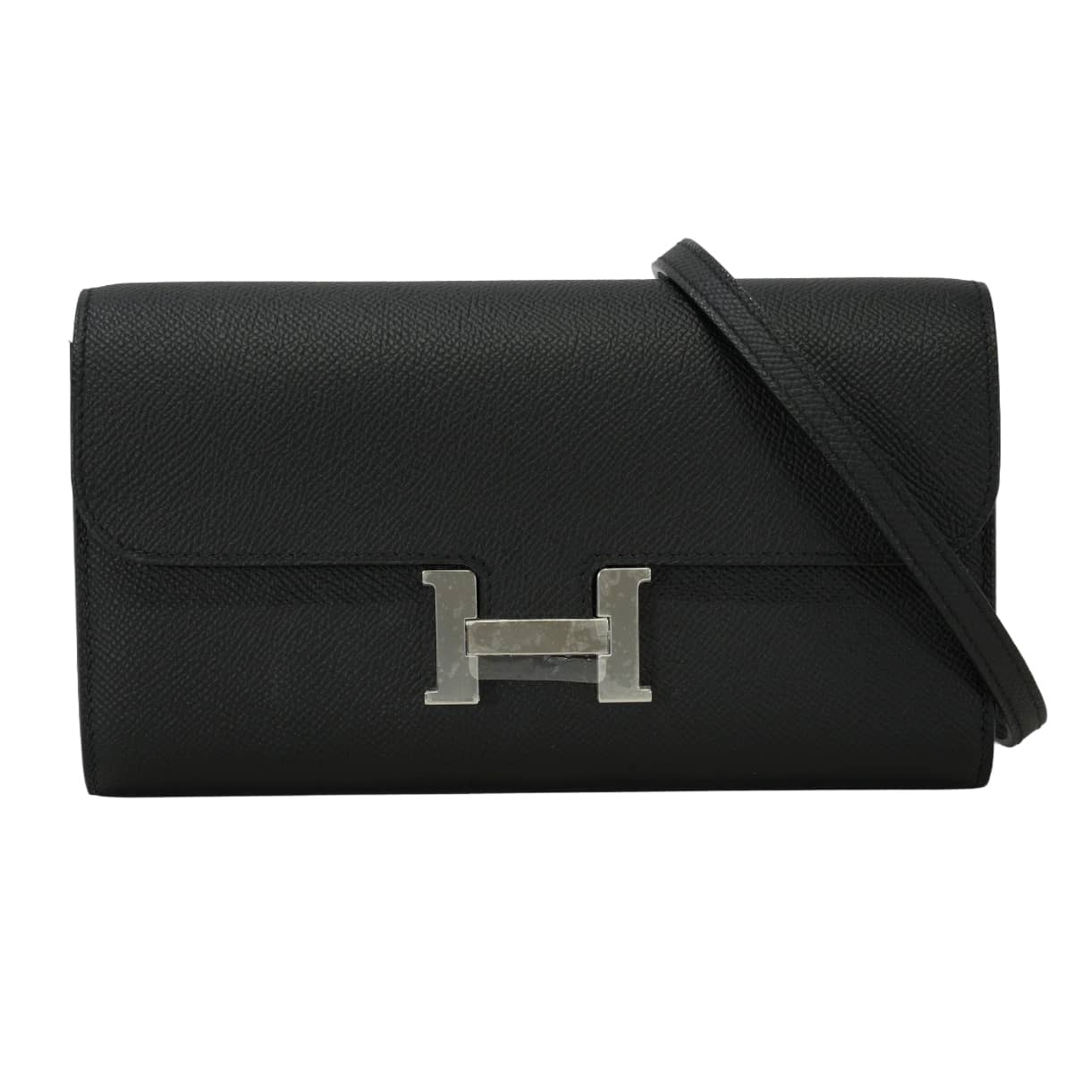 HERMES エルメス 長財布 コンスタンス ロング ウォレット トゥーゴー 黒 (ブラック) エプソン シルバー金具 U刻印 新品未使用