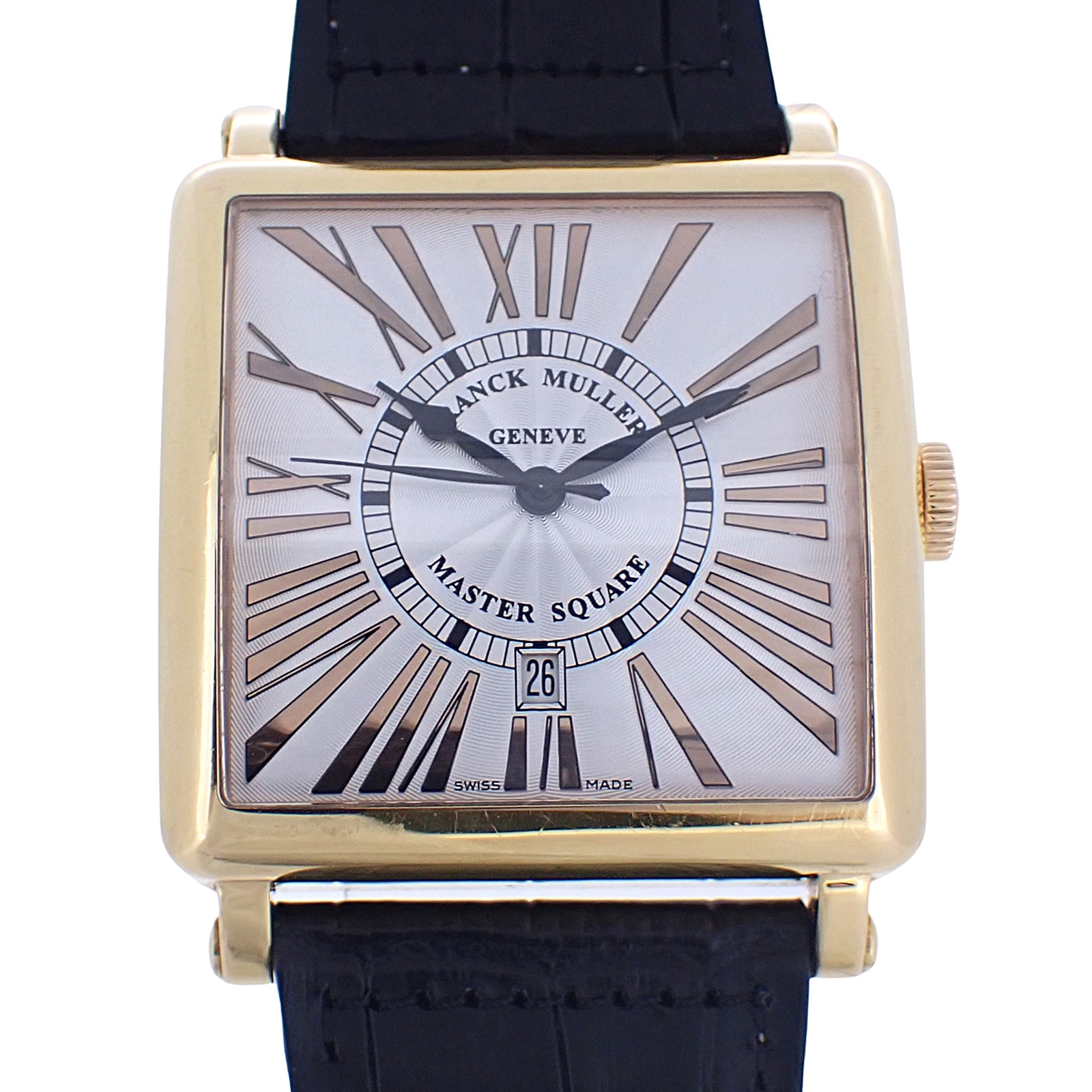K18YG FRANCK MULLER フランクミュラー  マスタースクエア キング  6000KSCDTRELR  メンズ 腕時計