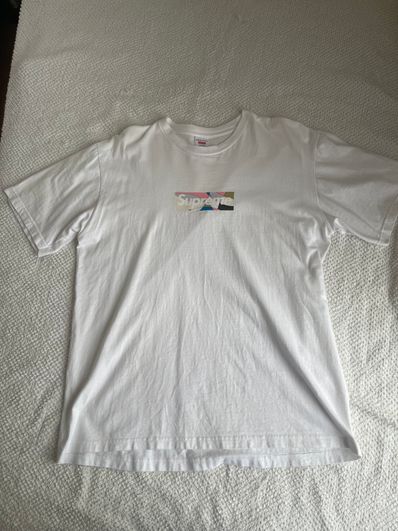 Supreme / Emilio Pucci® Box Logo Tee "White/Pink"