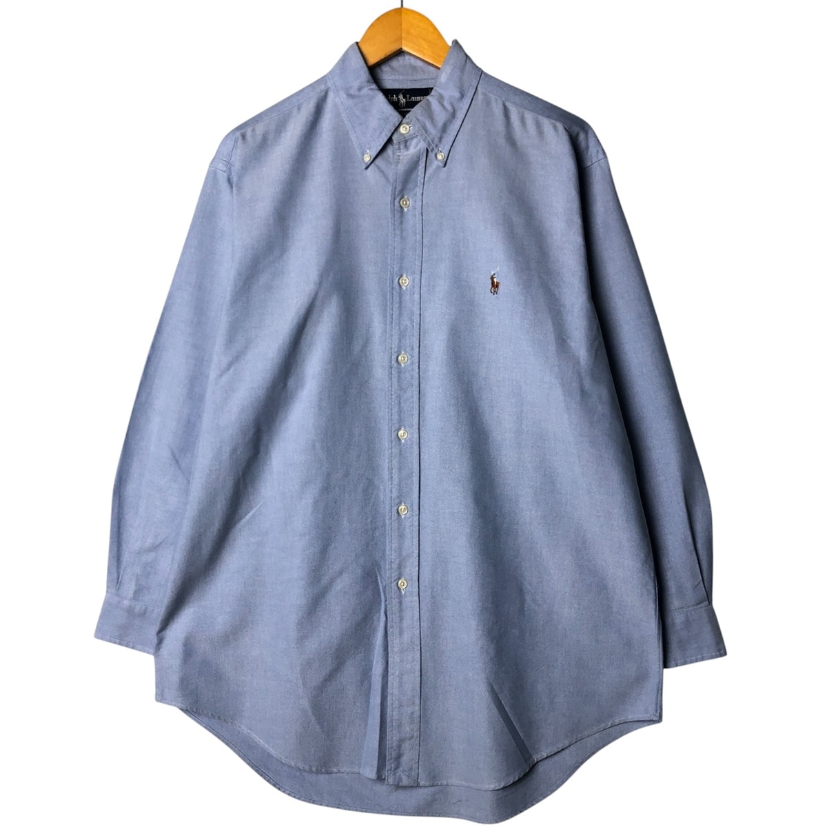 古着 ラルフローレン Ralph Lauren YARMOUTH 長袖 ボタンダウンシャツ メンズM相当/eaa584291