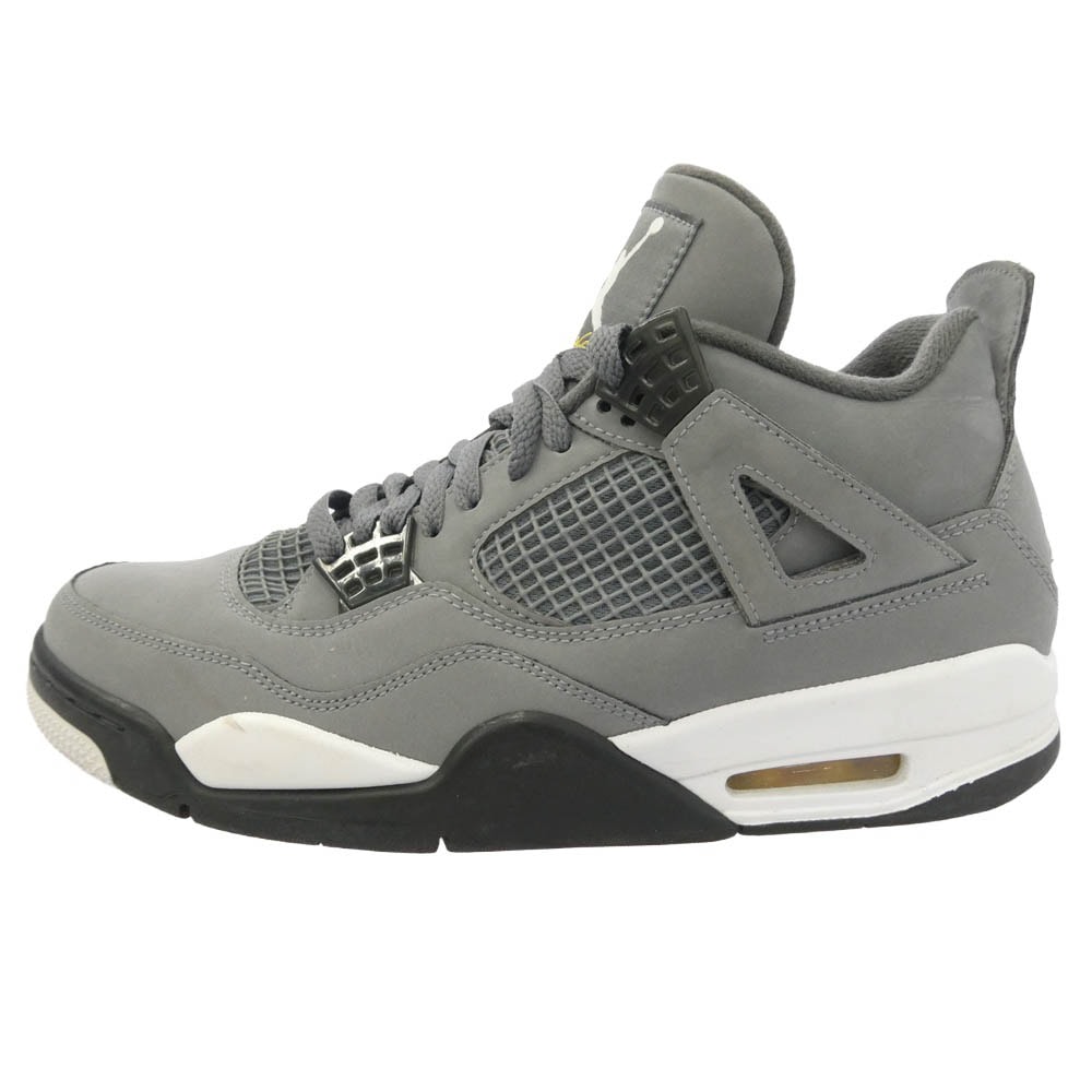 NIKE ナイキ 19AW 308497-007 Air Jordan 4 Cool Grey エアジョーダン4 クール グレー ハイカット スニーカー チャコール系 27cm【中古】