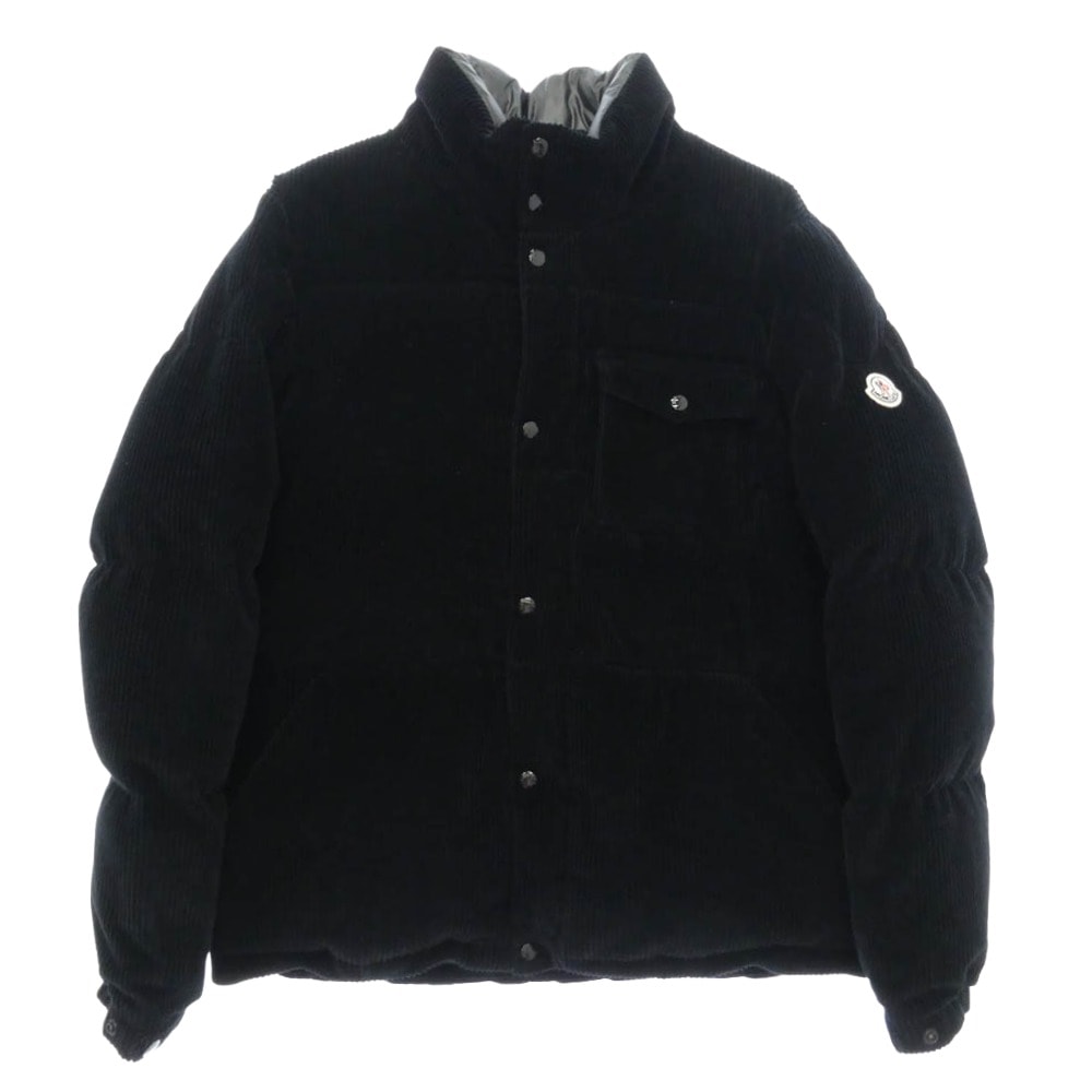 MONCLER モンクレール 25AW K20911A00197 SERRANT Corduroy Short Down Jacket セラン コーデュロイ ダウン ジャケット ブラック系 3【中古】