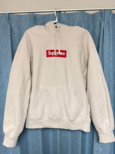 Supreme Box Logo Hooded Sweatshirt "Stone" (24FW)