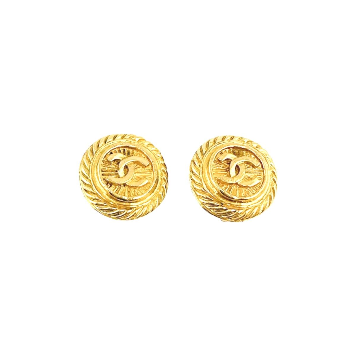 シャネル CHANEL ココマーク ヴィンテージ イヤリング