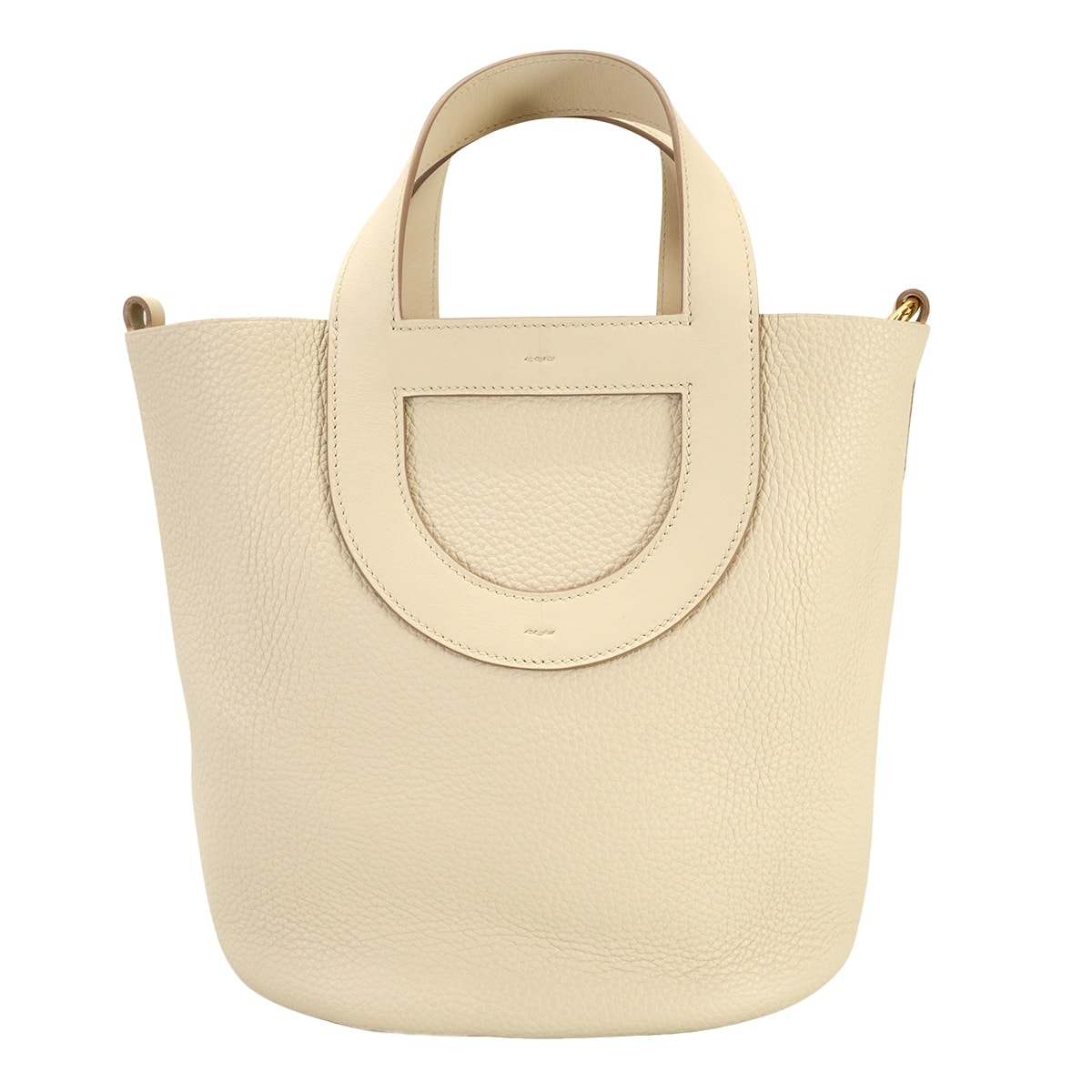 HERMES エルメス ハンドバッグ インザループ23 クレ トリヨンクレマンス/スイフト ゴールド金具 U刻印 新品同様【中古】