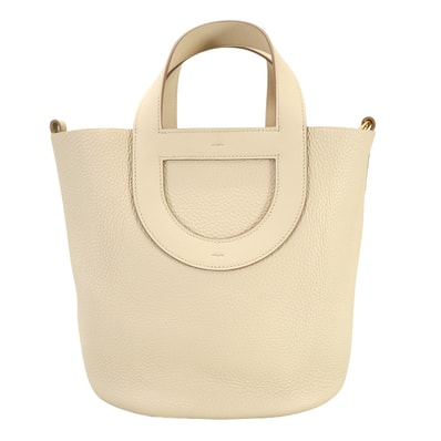 HERMES エルメス ハンドバッグ インザループ23 クレ トリヨンクレマンス/スイフト ゴールド金具 U刻印 新品同様【中古】