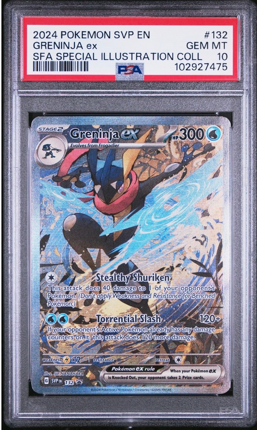 ゲッコウガex P [SVP EN 132]【英語版】(スカーレット&バイオレット「シュラウデッドフェイブル ゲッコウガex スペシャルイラストレーション コレクション」)