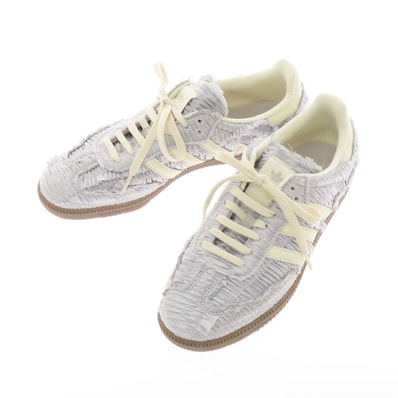 【中古】【未使用】アディダス adidas × CAROLINE HU スニーカー シルバー【サイズ27】【メンズ】
