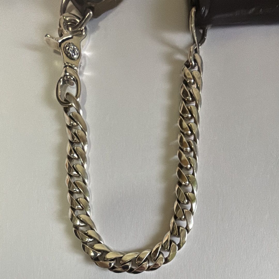Chrome Hearts Classic Short S 1 Clip Wallet Chain "Silver"