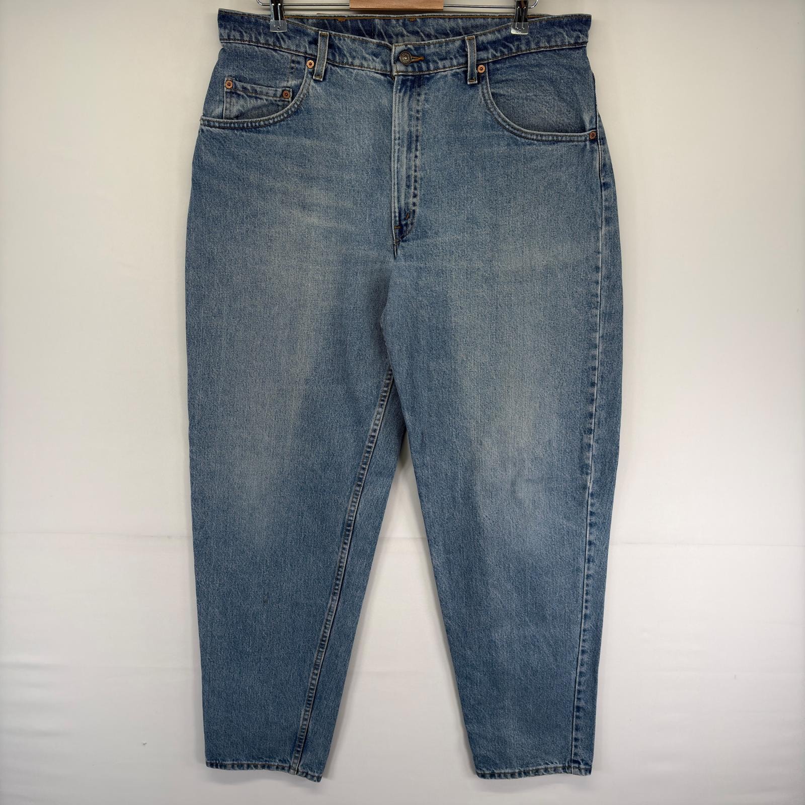 古着 90's/90年代 リーバイス Levi's USA製 デニム パンツ 560 5ポケット テーパード ジップフライ w38 L34  ブルー系 メンズ