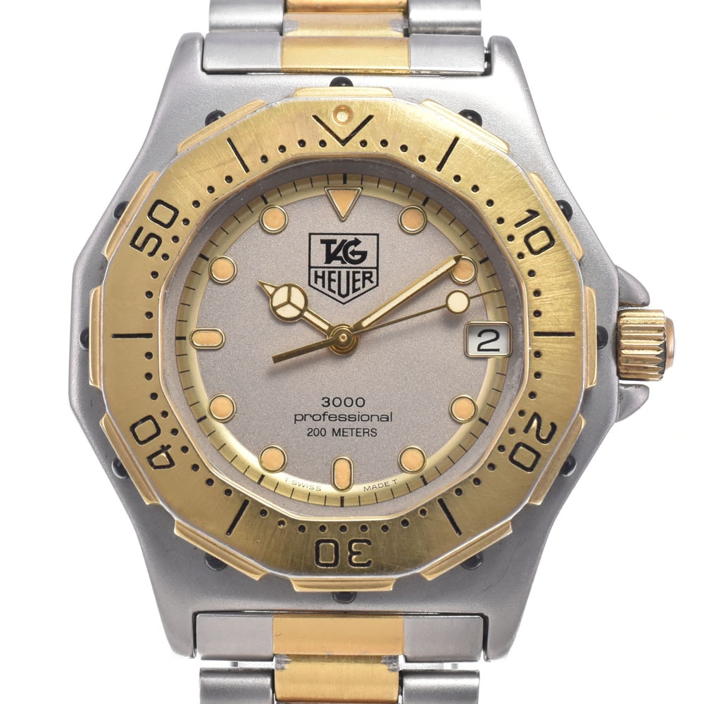 タグホイヤー TAG HEUER 934.213 3000 プロフェッショナル 200m シルバー クォーツ ボーイズ 腕時計 P#148853