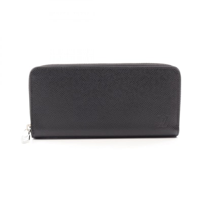 ルイ・ヴィトン LOUIS VUITTON ジッピーウォレット ホリゾンタル タイガ ラウンド長財布 財布 レザー メンズ ブラック系 M31071 【中古】
