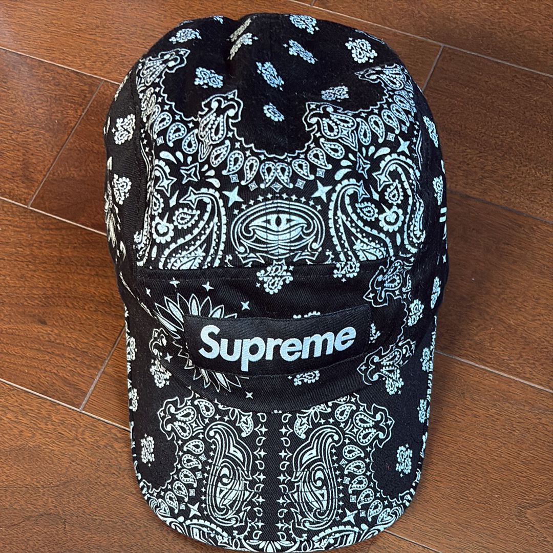 Supreme Bandana Camp Cap 