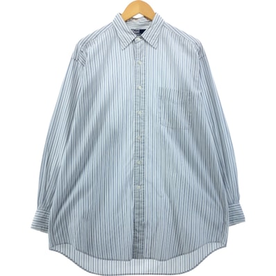 古着 ラルフローレン Ralph Lauren POLO by Ralph Lauren CHATFIELD 長袖 コットンストライプシャツ メンズL相当/eaa561511