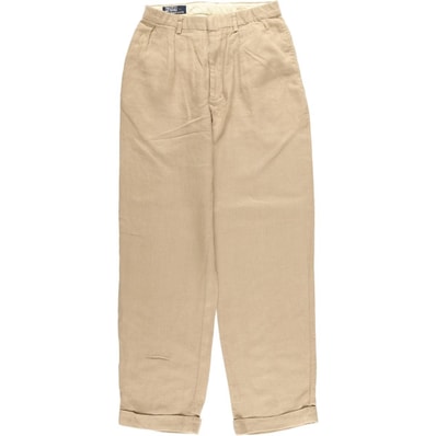 古着 ラルフローレン Ralph Lauren POLO by Ralph Lauren リネンパンツ レディースL(w28)相当/eaa558145