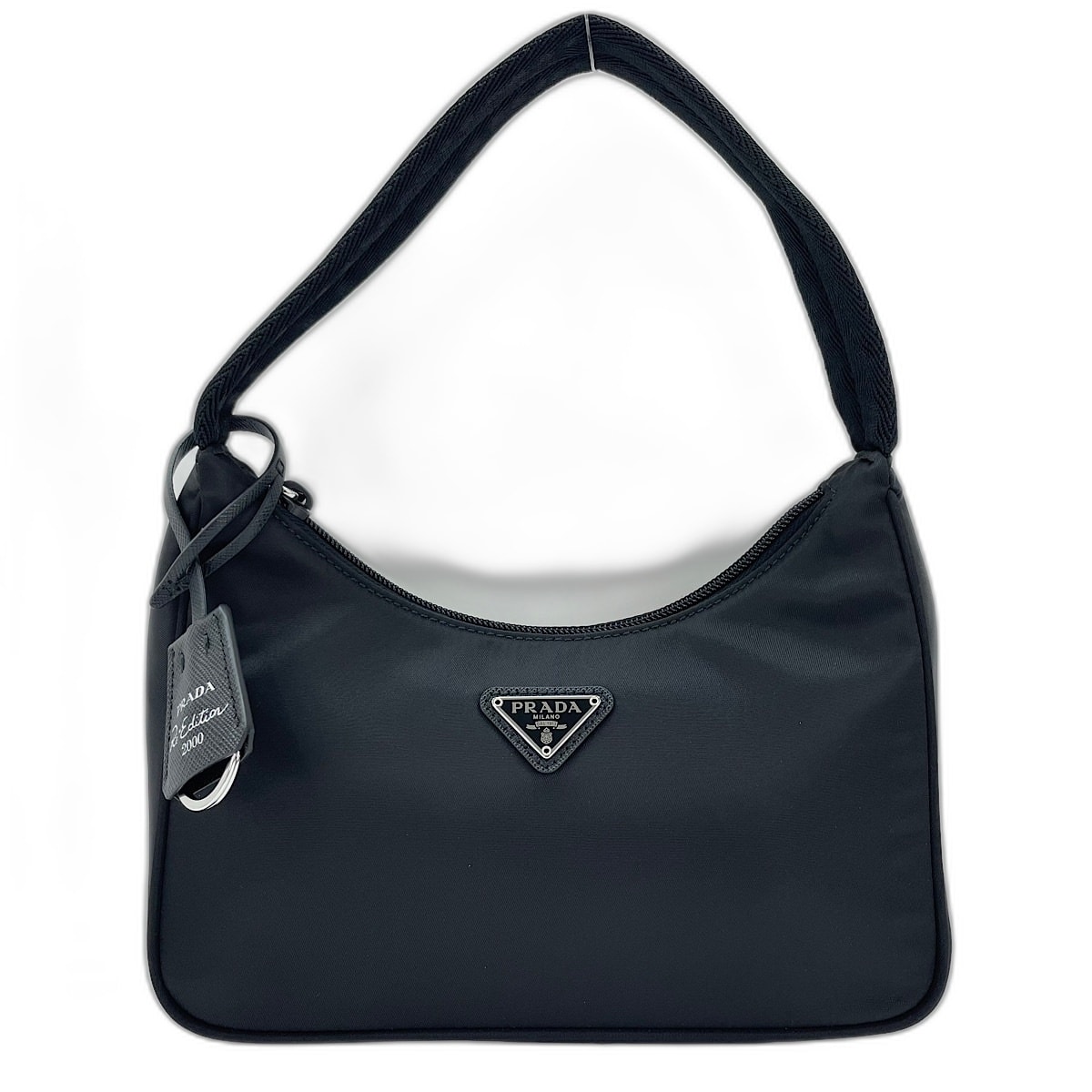 プラダ PRADA リエディション2000 三角ロゴプレート ハンドバッグ【中古】