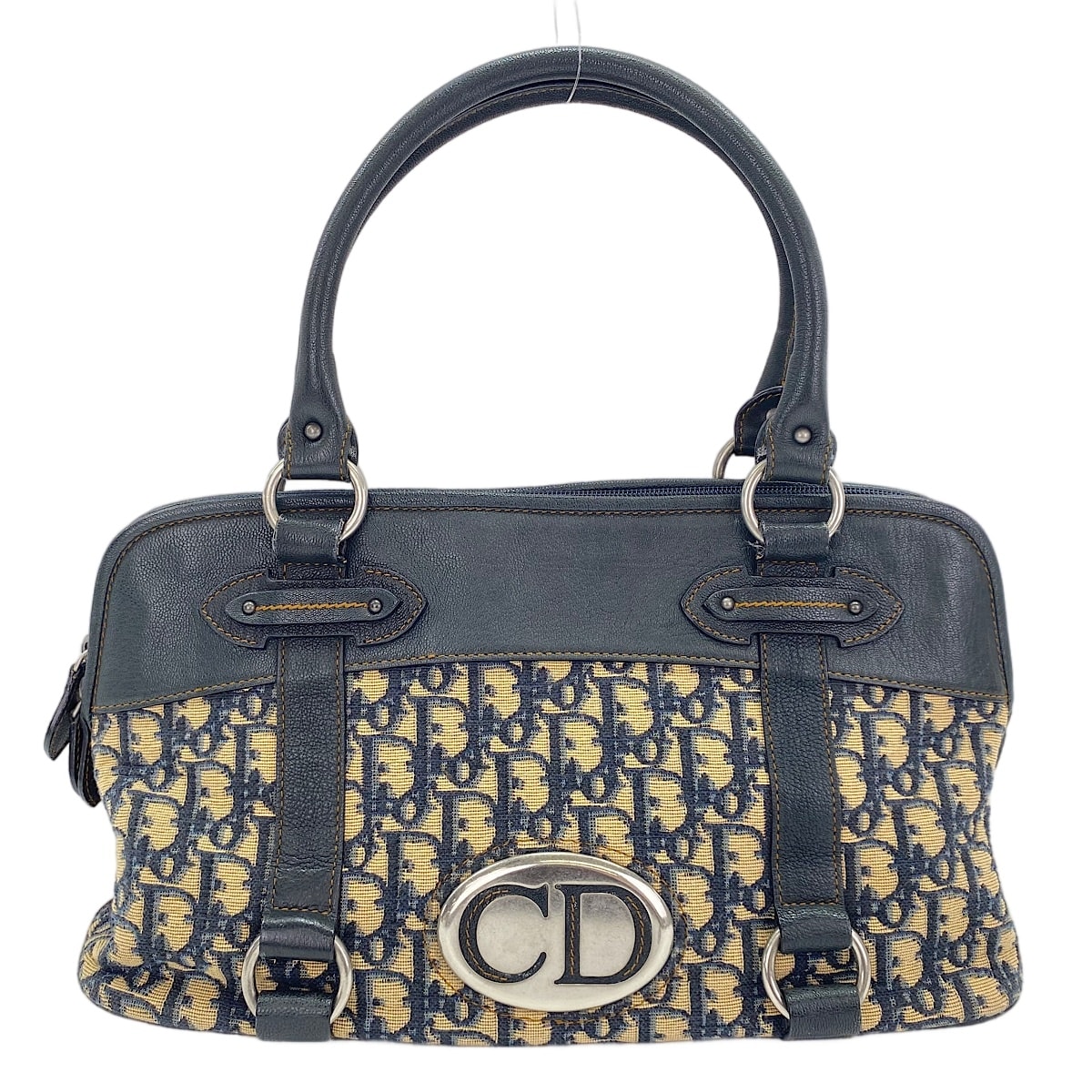 ディオール Dior キャンバス トロッター トートバッグ【中古】