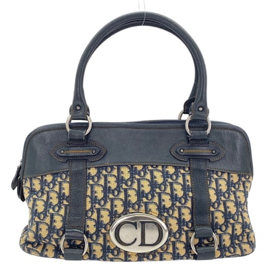 ディオール Dior キャンバス トロッター トートバッグ【中古】