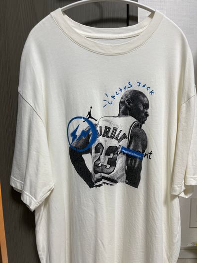 Air Jordan Travis Scott Fragment Tee "White"