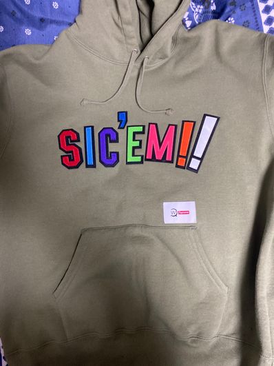 Supreme / WTAPS Sic'em! Hooded Sweatshirt "Olive Drab"