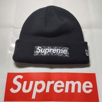 Supreme New Era® Box Logo Beanie "Black"